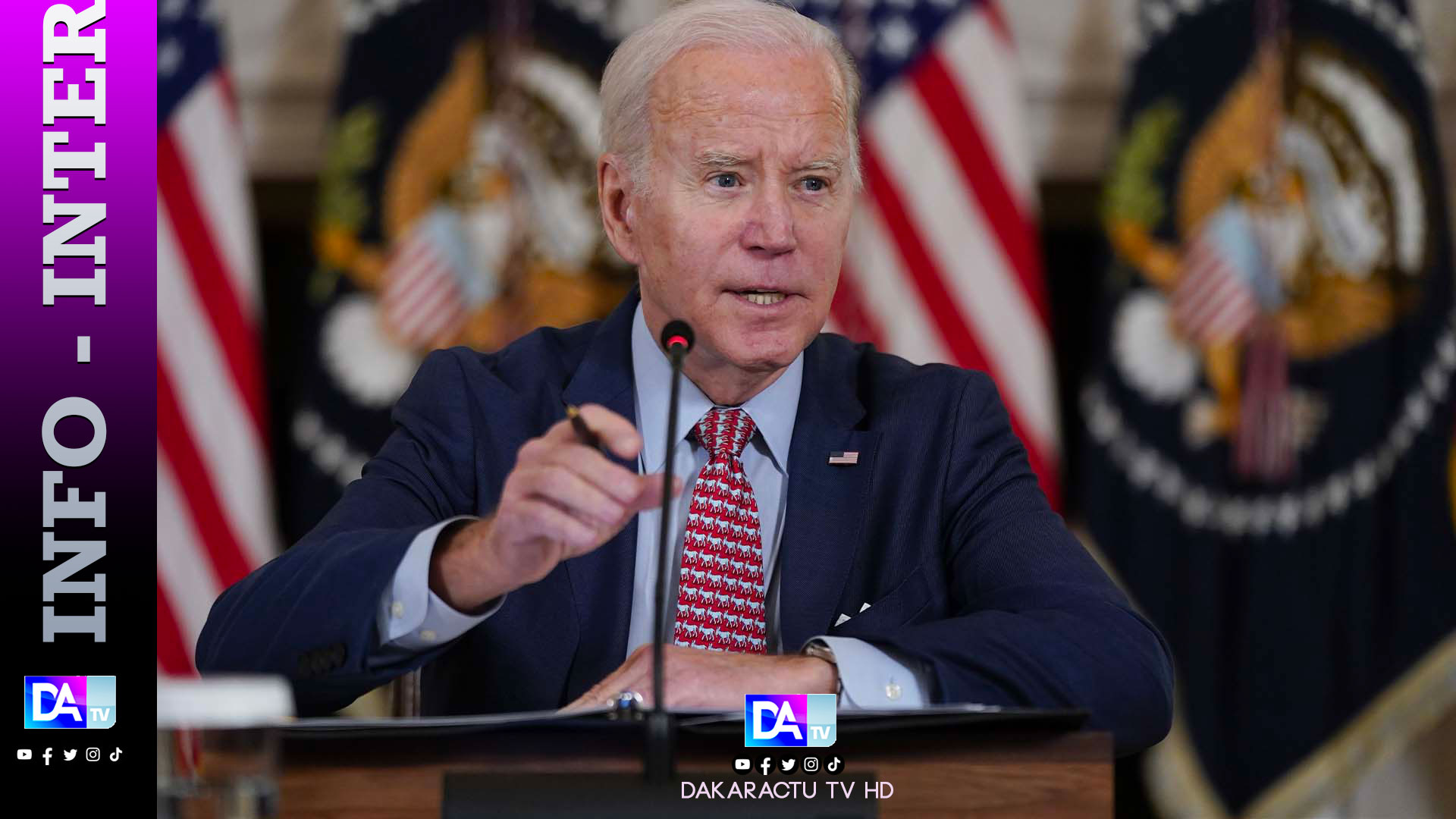 Joe Biden annonce renoncer à se présenter à l'élection présidentielle de 2024 (communiqué)