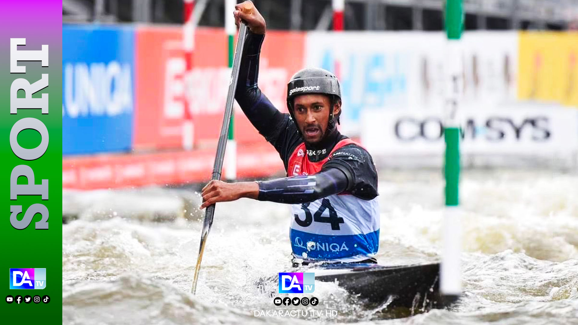 JO 2024 : Le sénégalais Yves Bourbhis se hisse en demi-finale du Canoë Slalom