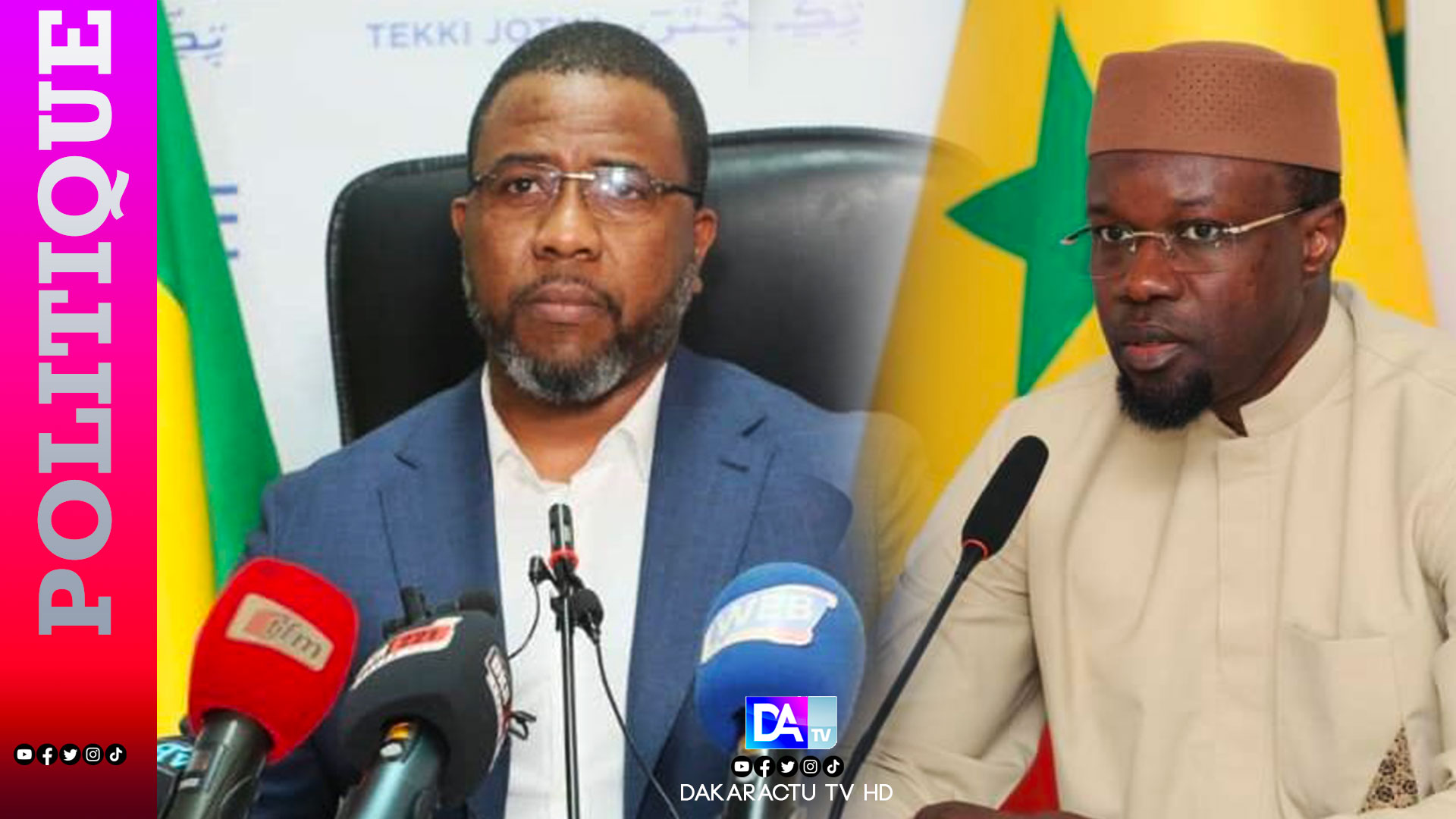 Bougane égratigne Sonko: « avant d’épuiser ton énergie sur Thiaroye44, explique aux sénégalais « le deal de l’amnistie » entre toi et Macky Sall