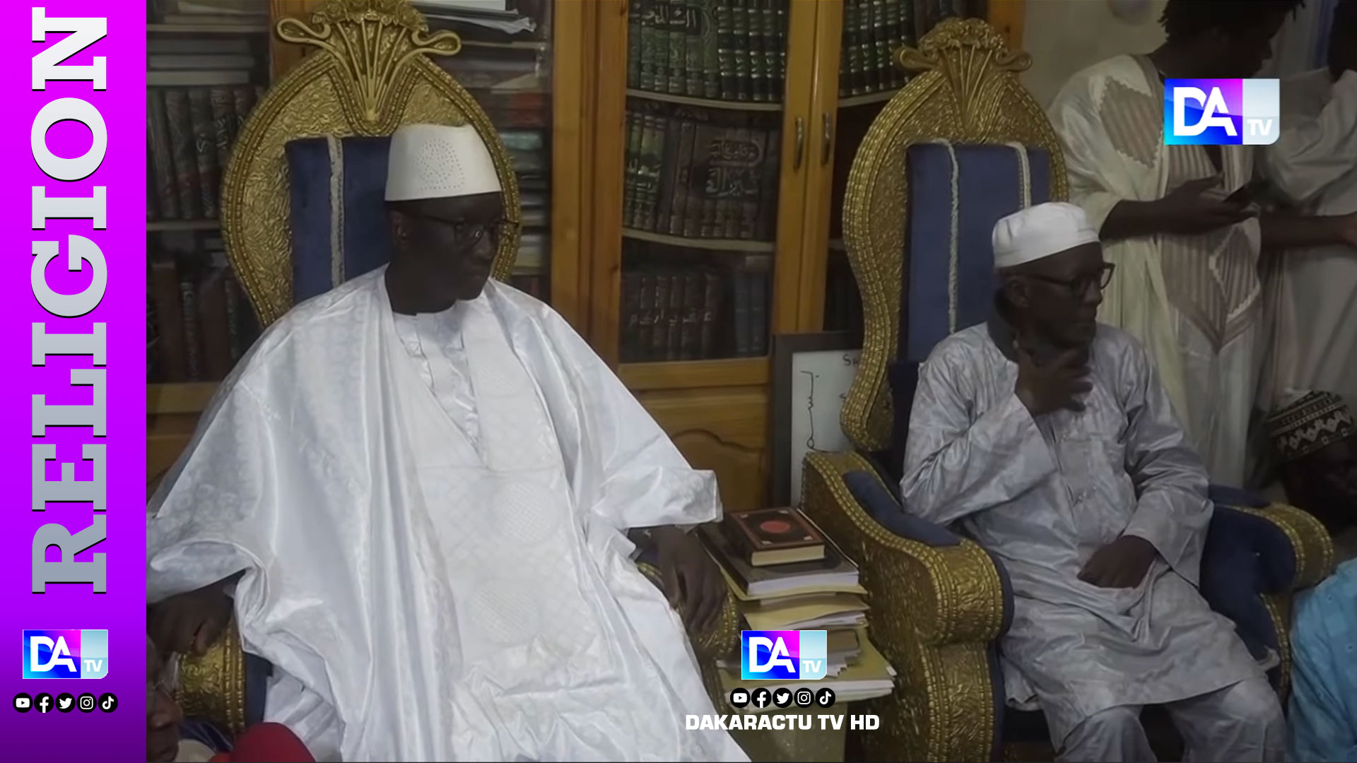 Médina BAYE et Léona NIASSÈNE : Amadou BA reçu par Cheikh Mahy NIASS et Cheikh Ahmed Tidiane NIASS