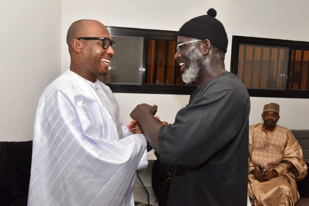 Magal Touba 2024: Barthélémy Dias et une forte délégation de la mairie de Dakar ont été  reçus par le khalife, Serigne Mountakha Mbacké