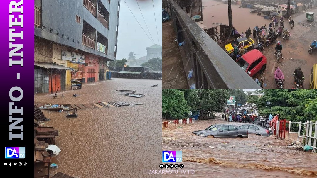 Conakry : Les fortes pluies causent d'innombrables dégâts...