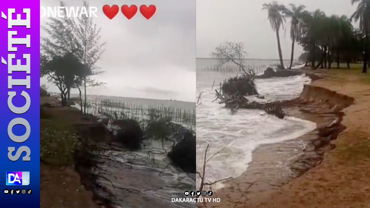 Avancement de la mer à Dionewar: Un habitant alerte les autorités sur les potentiels dégâts...