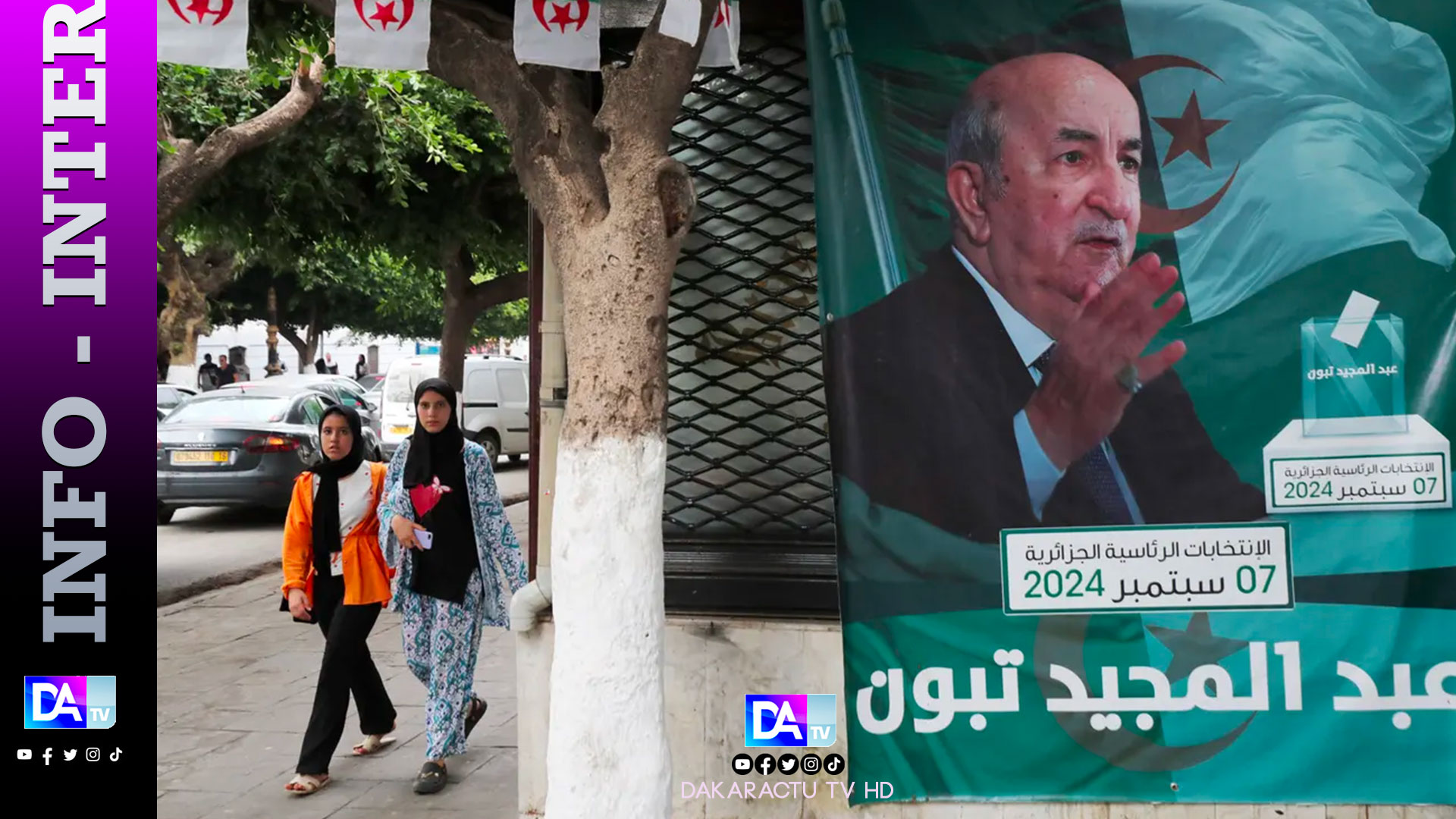 Algérie: Abdelmadjid Tebboune largement réélu président avec un score record