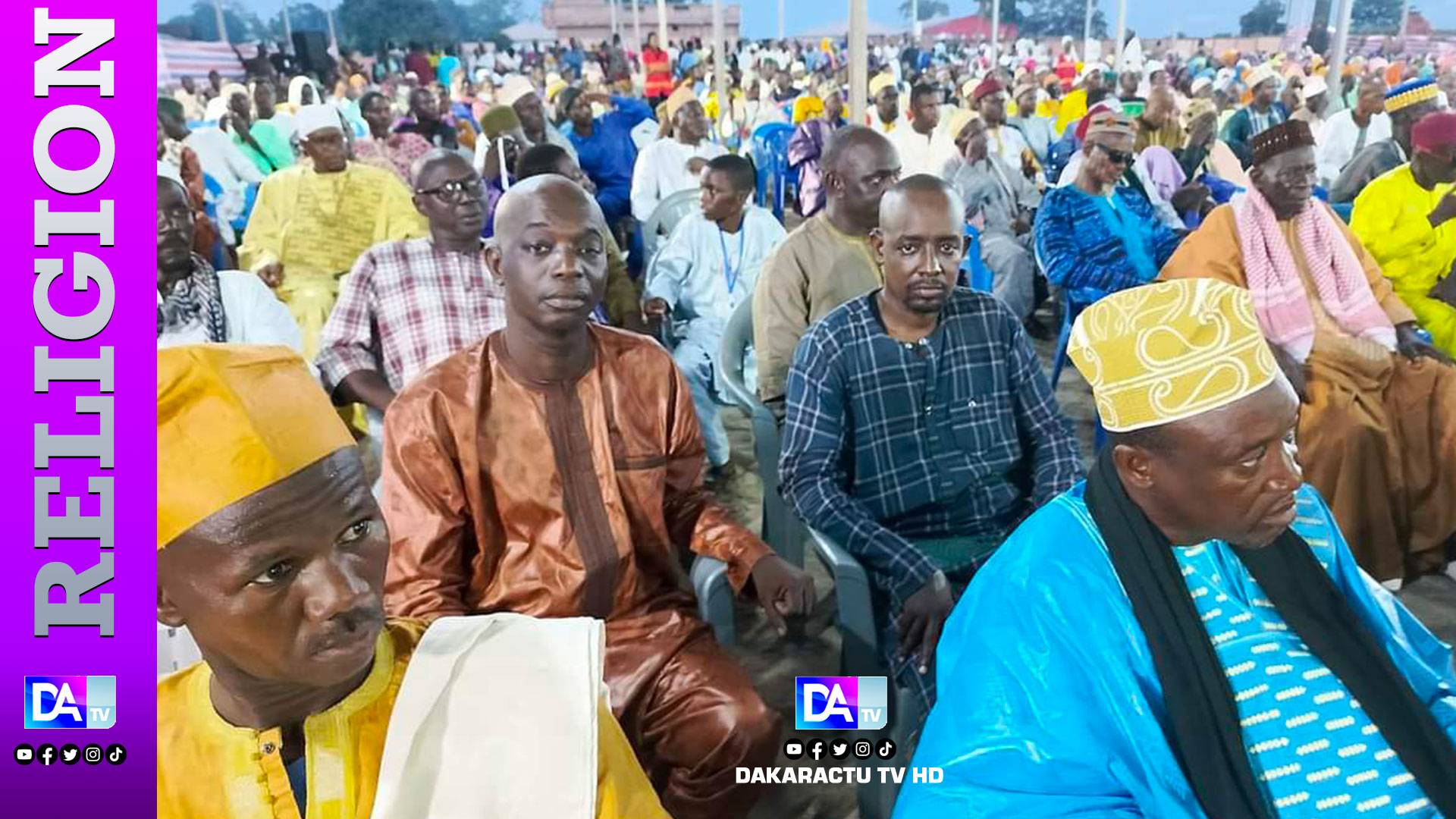 Taslima (Sédhiou) : Les fidèles ont célébré le gamou dans la ferveur religieuse…