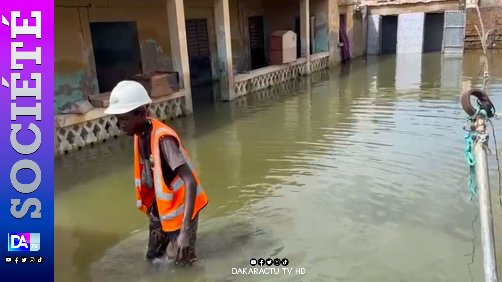 TOUBA – Pluies diluviennes dans la cité – Un vieil homme coincé dans une maison à Ndamatou