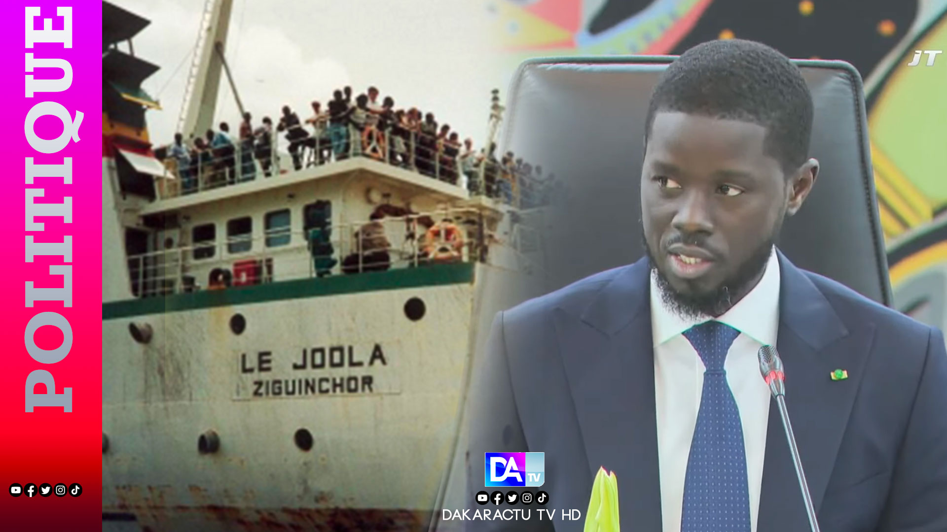 22e anniversaire du naufrage du Joola : BDF invite son PM, Ousmane Sonko, à prendre des dispositions pour la commémoration.