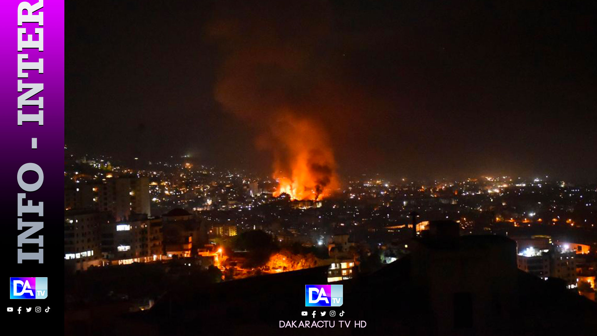 Des explosions entendues dans la banlieue sud de Beyrouth (AFP)