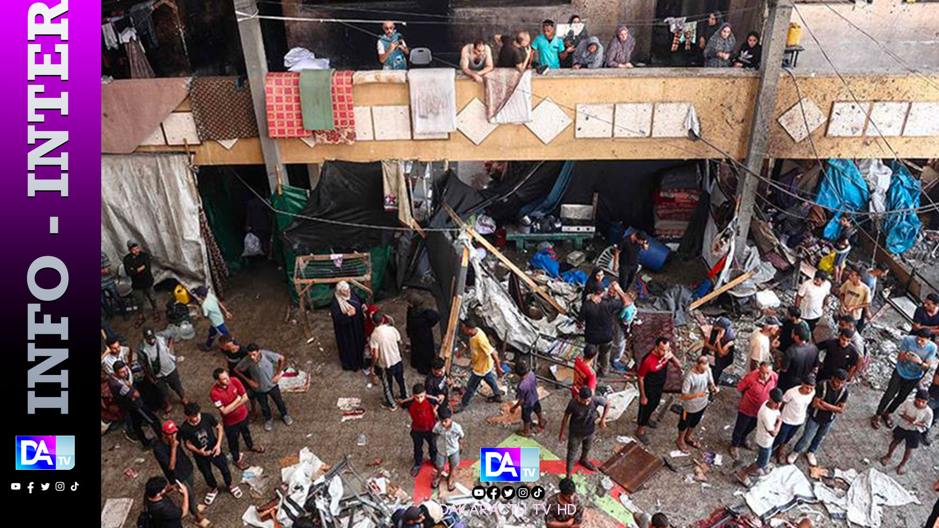 Frappe israélienne sur une école à Gaza, le Croissant-Rouge fait état de 28 morts