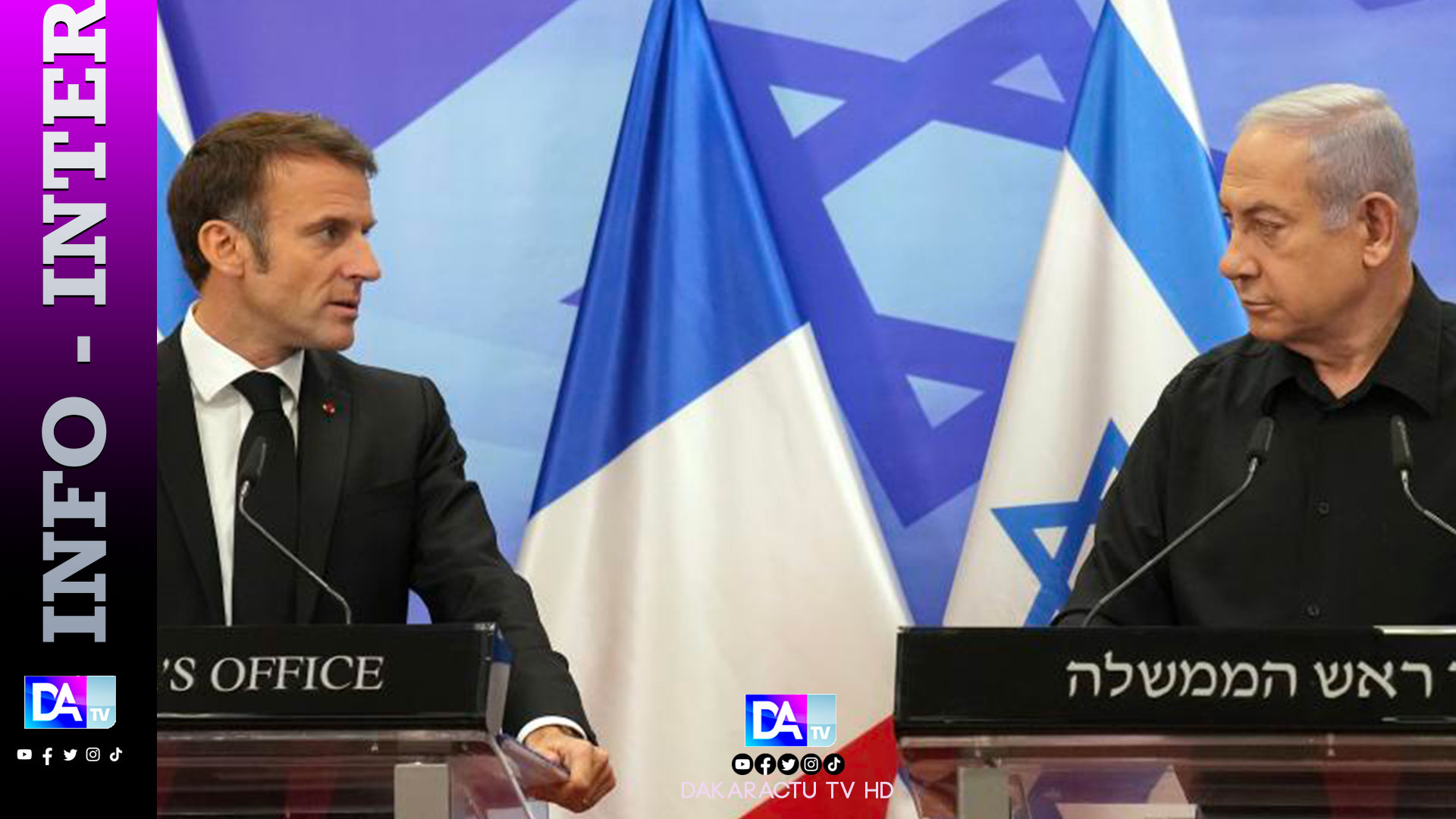 Le ton monte encore entre Macron et Netanyahu