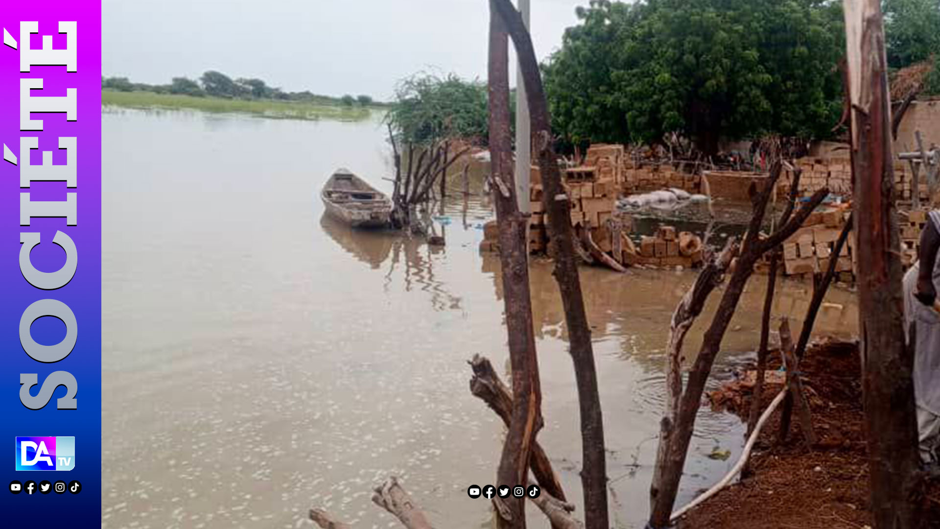 CRUES DU FLEUVE SENEGAL : Saint Louis, une ville en danger 