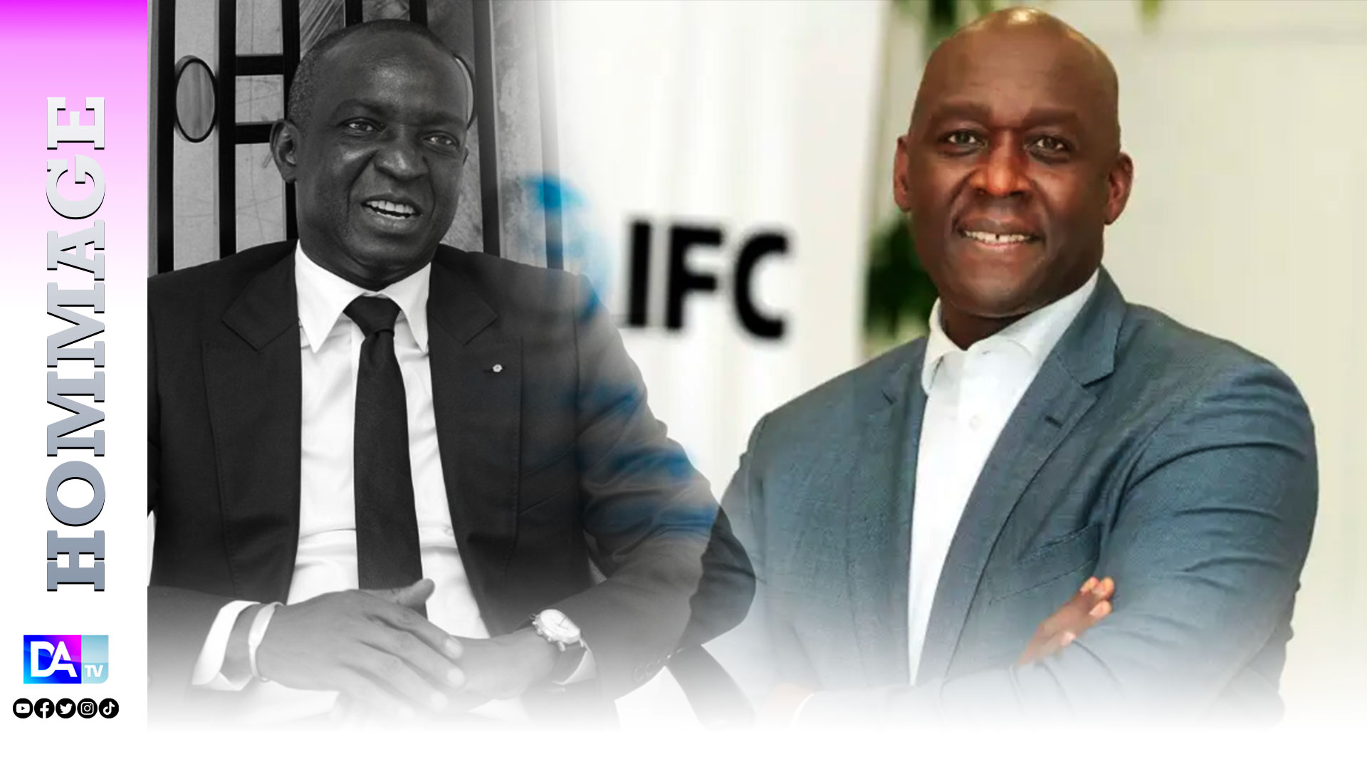 Le directeur général de l'IFC, Makhtar Diop rend hommage à un « collaborateur exceptionnel ».