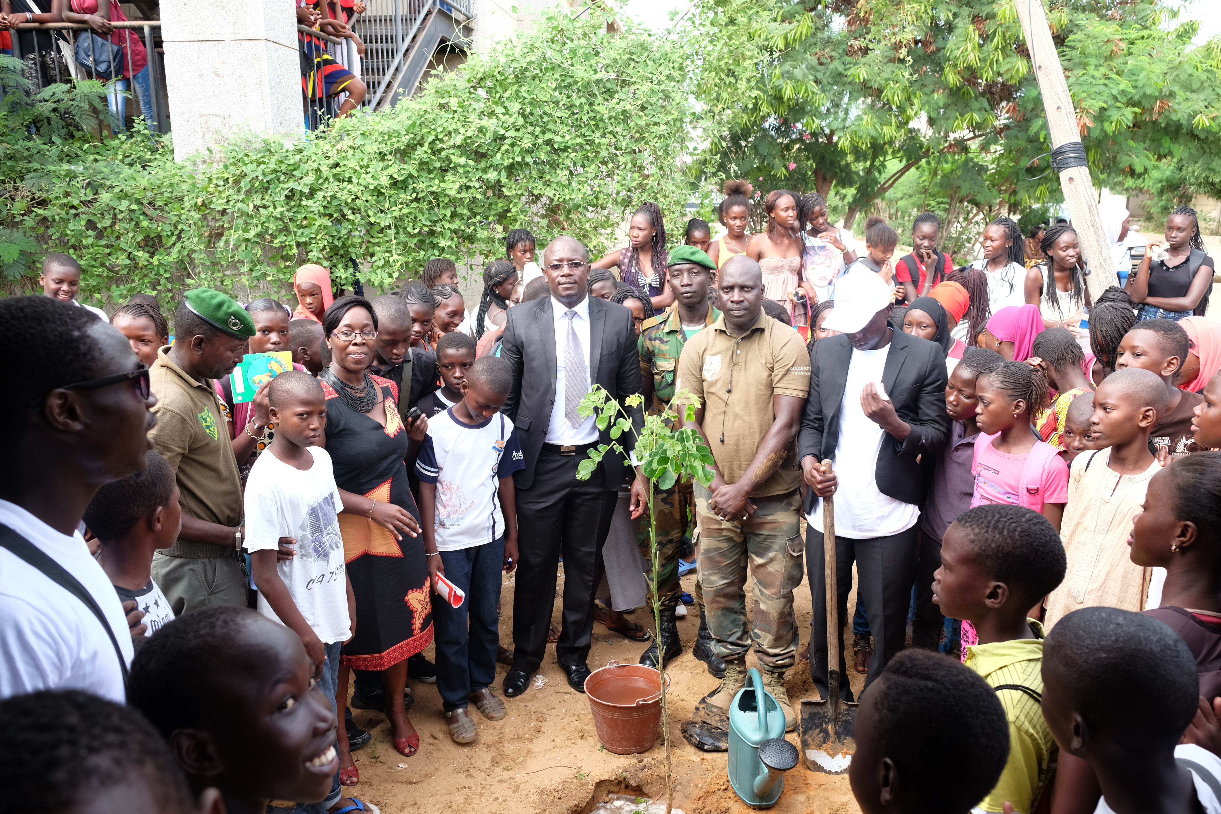 Lycée Blaise Diagne : Démarrage de la semaine verte avec les élèves du CEM