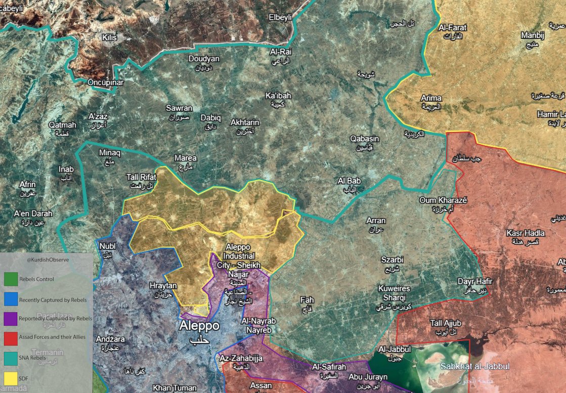 Nord de la Syrie: une ONG affirme que des forces proturques ont pris une ville stratégique tenue par les Kurdes