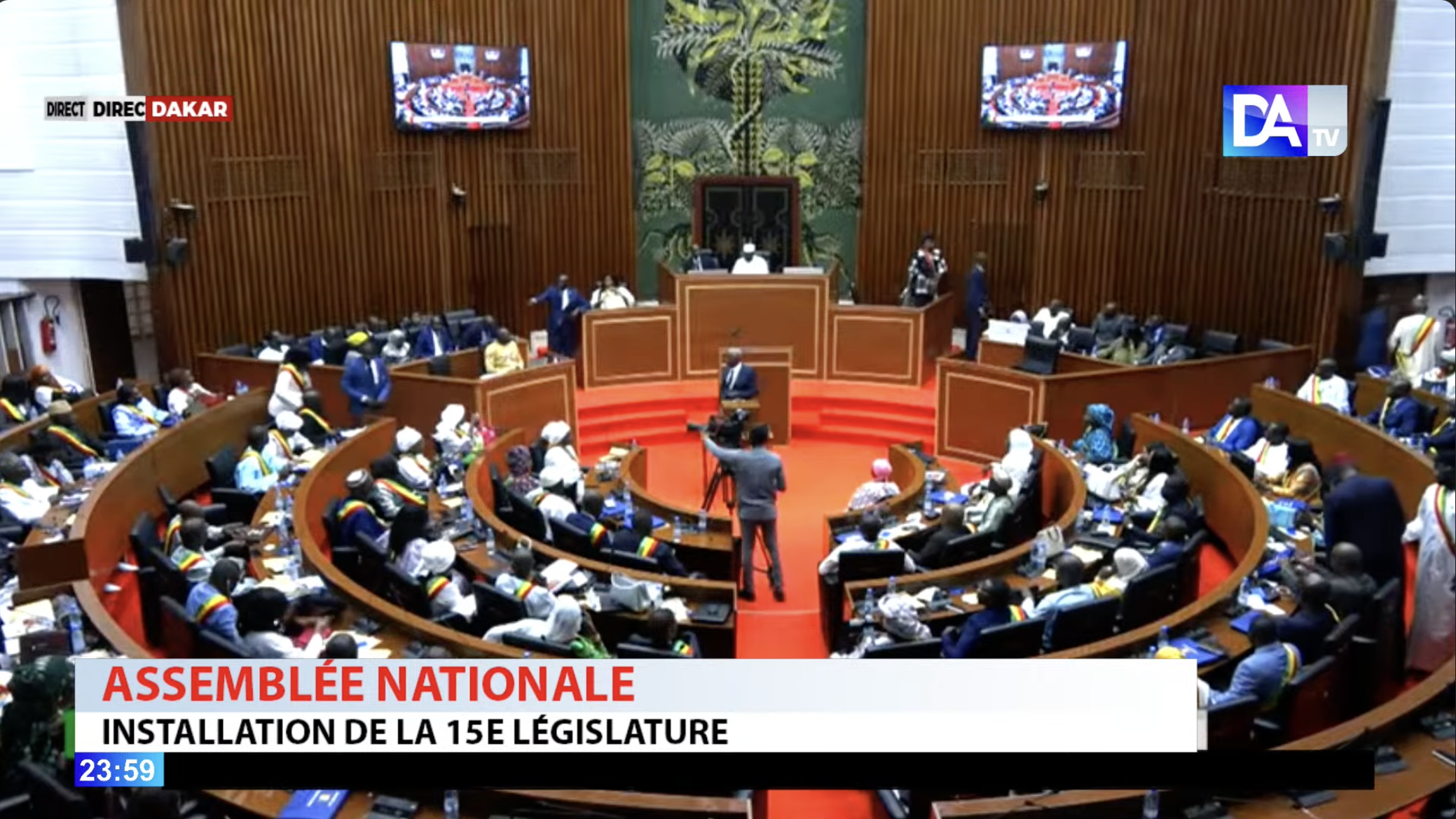 15e législature : la liste complète du bureau de l’Assemblée nationale composé des députés du Pastef