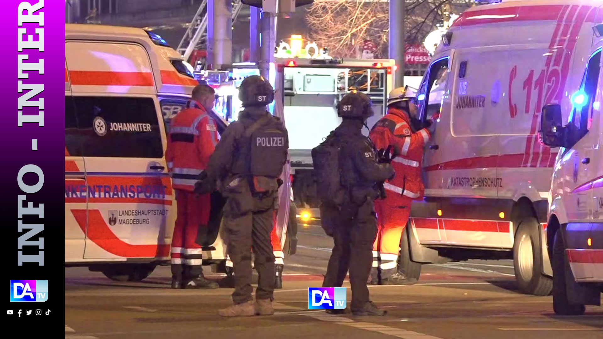 Attaque de Magdebourg: le bilan monte à cinq morts et plus de 200 blessés (autorité régionale)