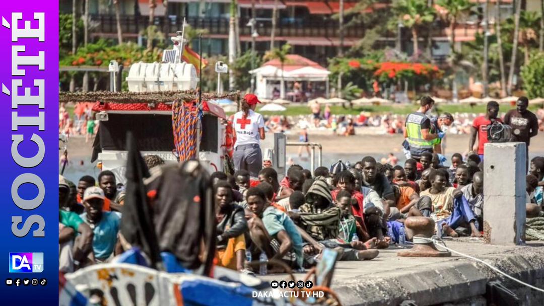 Îles Canaries: un convoi de 224 personnes dont 57 femmes, en provenance du Sénégal accoste à El Hierro 