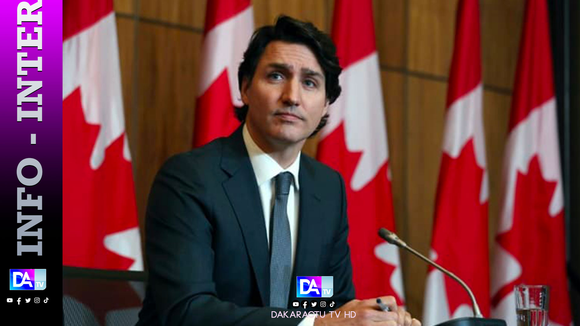 Canada: le Premier ministre Justin Trudeau démissionne