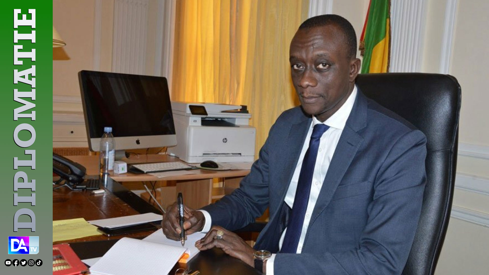 Diplomatie: El Hadj Magatte SEYE quitte son poste d'ambassadeur en France et se retrouve en Mauritanie