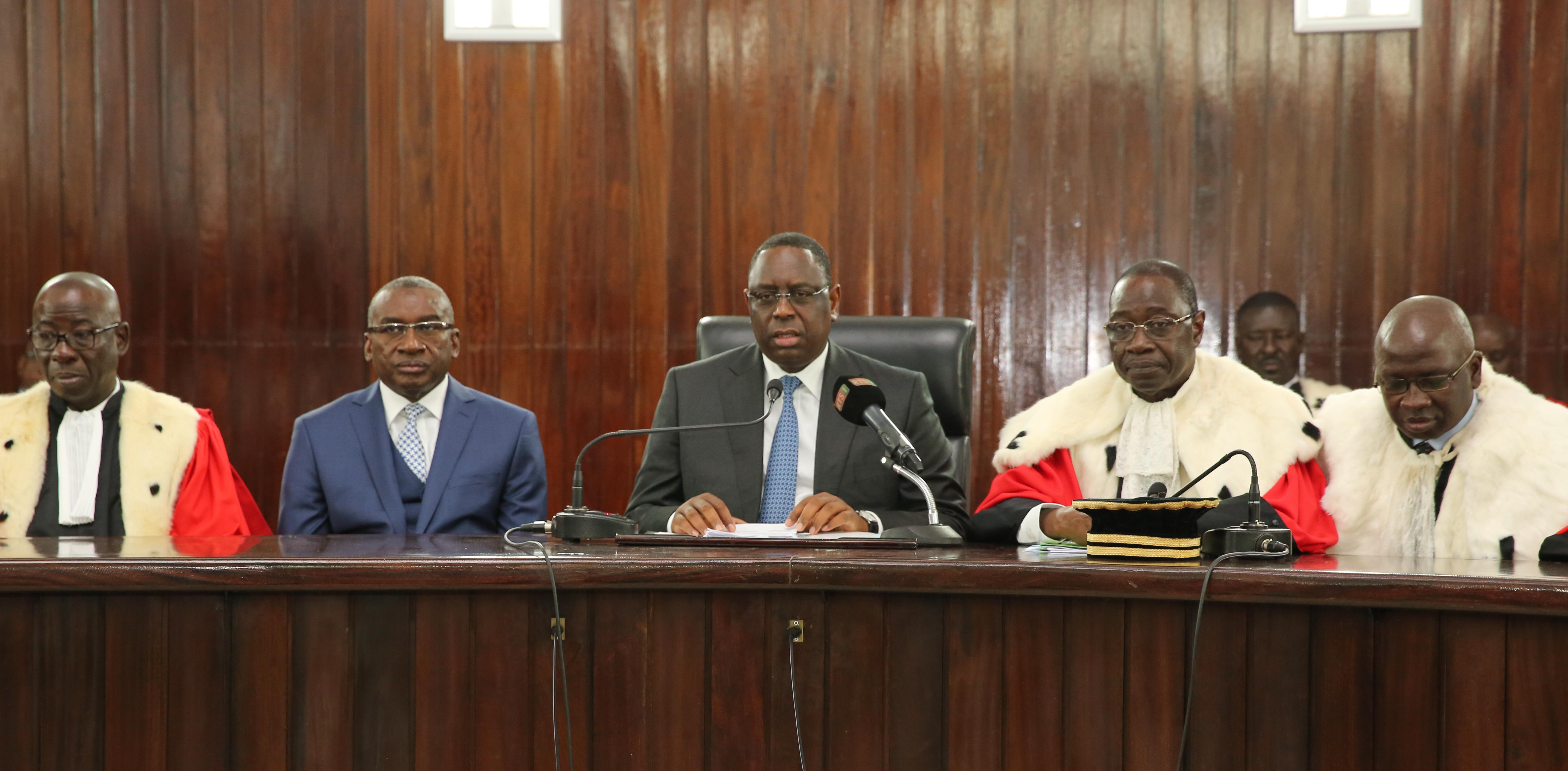 Rentrée des Cours et Tribunaux : Macky Sall offre un terrain de 10.000 m2 et 10 milliards pour l’école de formation des avocats