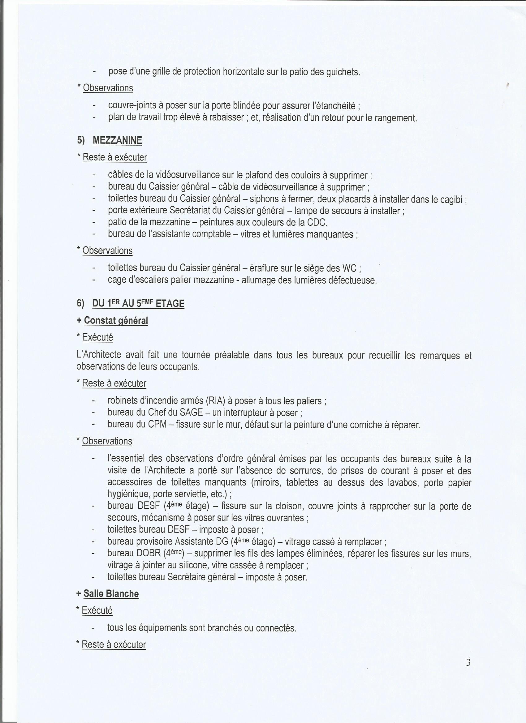 Érection du Siège de la Caisse des Dépôts et Consignations par DPM Constructions : Toute la vérité sur la brouille de 145 millions F Cfa entre le Dg Thierno Niane et le Dg Moustapha Ahmet Amar (Documents)