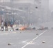 Les manifestants brûlent tout sur leur passage sur l'avenue Blaise Diagne et le rond-point de Sam