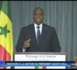 Message à la Nation / Président Macky Sall : « Respectons les mesures édictées par l'état d'urgence »