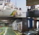 Première image de l'arrivée du bateau Diambogne à Ziguinchor