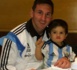 Instant mignon : Lionel Messi à table, son fils dans ses bras