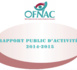 VOICI LE RAPPORT COMPLET DE L'OFNAC 2015