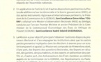 Législatives 2022 : la mission d'observation de la CEDEAO salue le bon déroulement du scrutin et invite les acteurs à s'abstenir de toute proclamation des résultats.