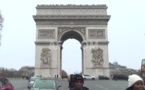 Paris : images de l'Arc de Triomphe à quelques heures de France-Argentine