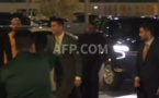 Cristiano Ronaldo arrive au stade avant l'officialisation de sa signature à Al-Nassr