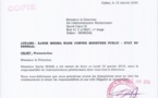 La lettre que le pool d'avocats de Karim Wade a adressée au Directeur de l'Administration pénitentiaire