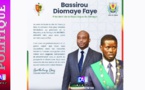 Barthélémy Dias au PR Bassirou Faye: « c'est avec un profond respect et un grand espoir que nous vous accueillons dans vos nouvelles fonctions. ».