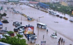 Gros embouteillage sur la voie de dégagement nord (VDN) du fait des eaux de pluie (IMAGES)