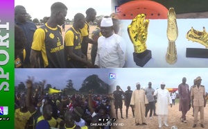 Dya / Finale tournoi de foot : Le maire Tamsir Guèye en phase avec le concept « Ubi tay jang tay » gâte sa jeunesse