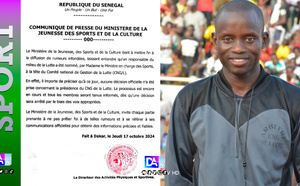 Nomination à la présidence du CNG : le Ministère des Sports dément les rumeurs sur la nomination de l'arbitre Malick Ngom !