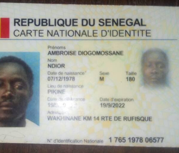 Avis de recherche : Antoine Diogomossane Ndior, décédé à Bissau / Qui peut aider à faire connaitre sa famille au Sénégal ?  