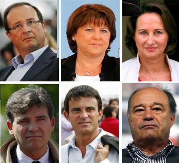 Six candidats retenus pour la primaire socialiste