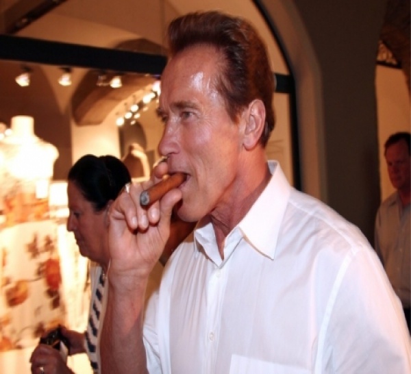 Arnold Schwarzenegger verbalisé pour avoir fumé dans un aéroport