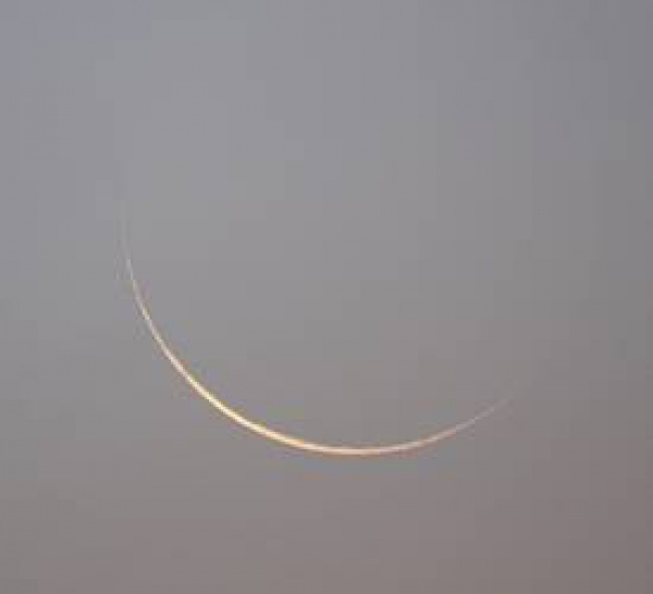 Le croissant lunaire aperçu à Barkédji