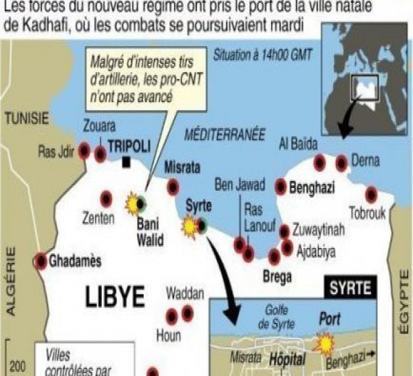 Libye: les pro-Kadhafi résistent dans leurs bastions assiégés