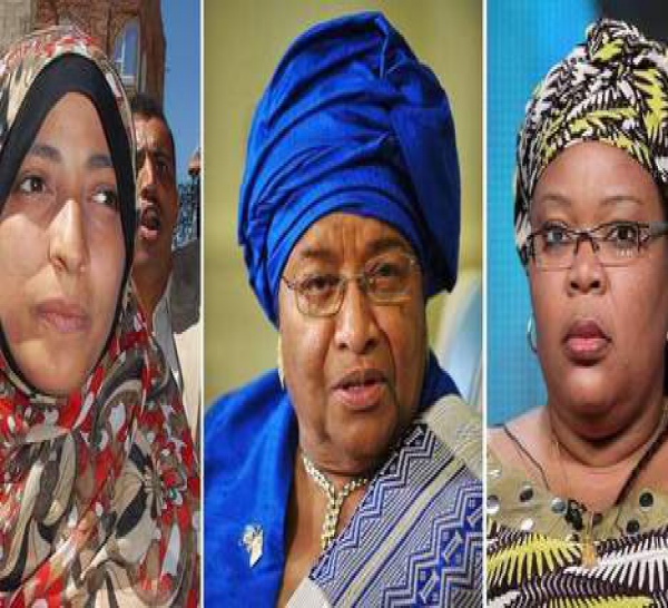 Le prix Nobel de la paix 2011 est décerné à Ellen Johnson Sirleaf, Leymah Gbowee et Tawakkul Karman