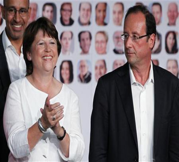 France/primaire: Hollande en tête devant Aubry