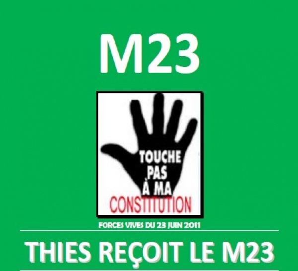 Thiès reçoit le M23