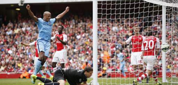 Kompany et City ont failli tout perdre à Arsenal