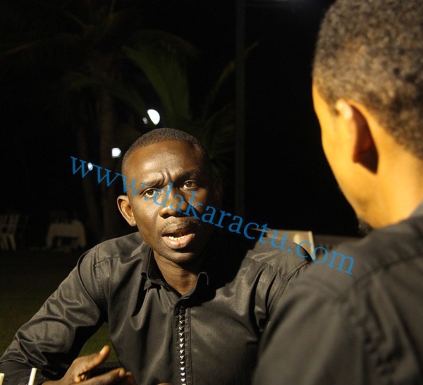 Les images du tournage de l'émission " Face à Dakaractu" avec Pape Diouf au King Fahd Palace