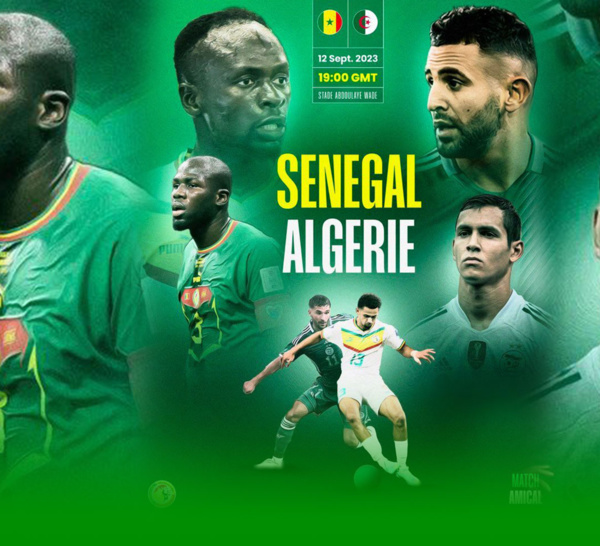 Amical: Le Sénégal va recevoir l’Algérie, le 12 septembre au stade Abdoulaye Wade