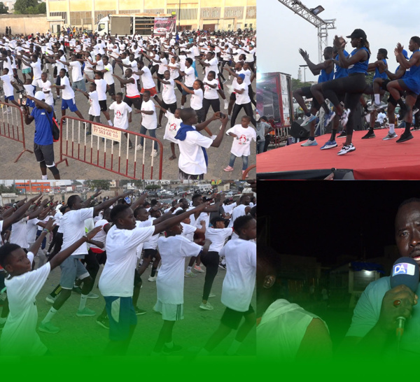 MB Fitness Show 2023 (Guediawaye) : Coachs et jeunes sportifs font chauffer la piste en plein air !